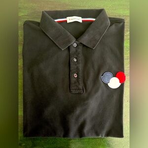 Moncler; Polo shirt; Men’s; black; excellent condition.